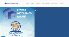 Desktop Screenshot of cop-ortopedia.com.br
